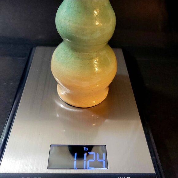 Artisan Pottery Vase With a Distinctive Double-Gourd Shape - Picture 6 of 6